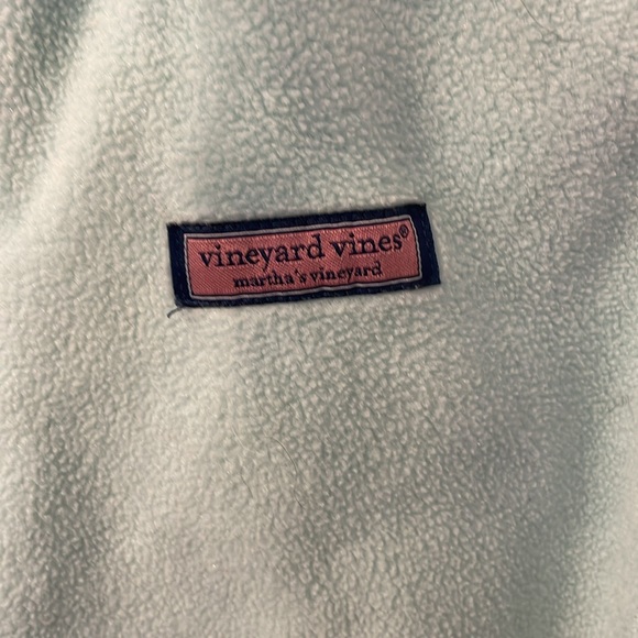 Vineyard Vines Westerly Fleece Vest Crystal Blue - Picture 9 of 12